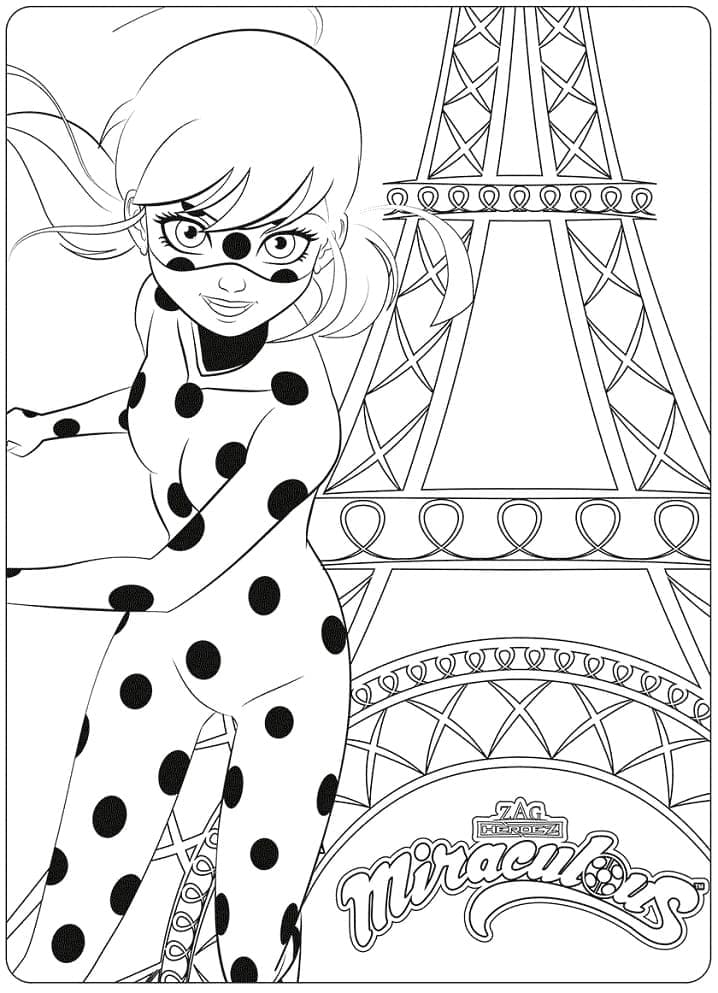 Desenho deMiraculous para colorir