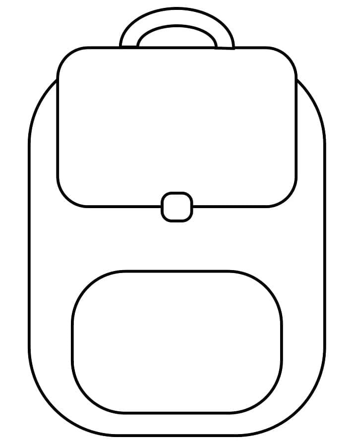 Desenho deMochila 5 para colorir