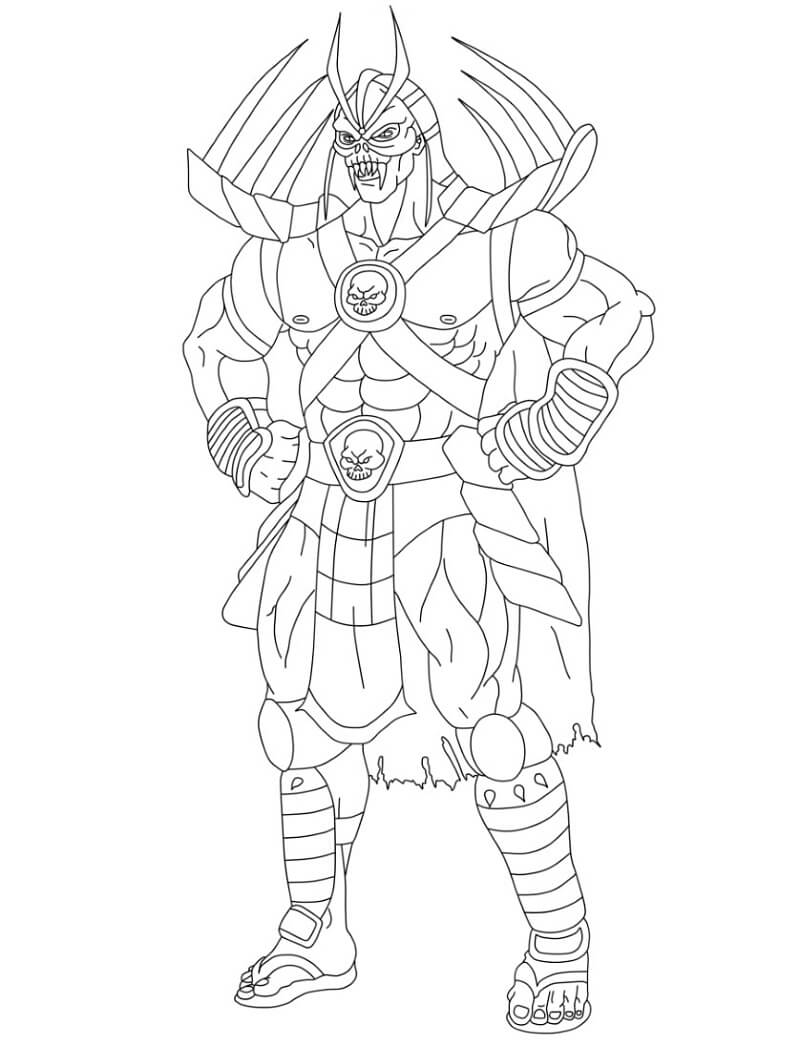 Desenho deMortal Kombat 4 para colorir