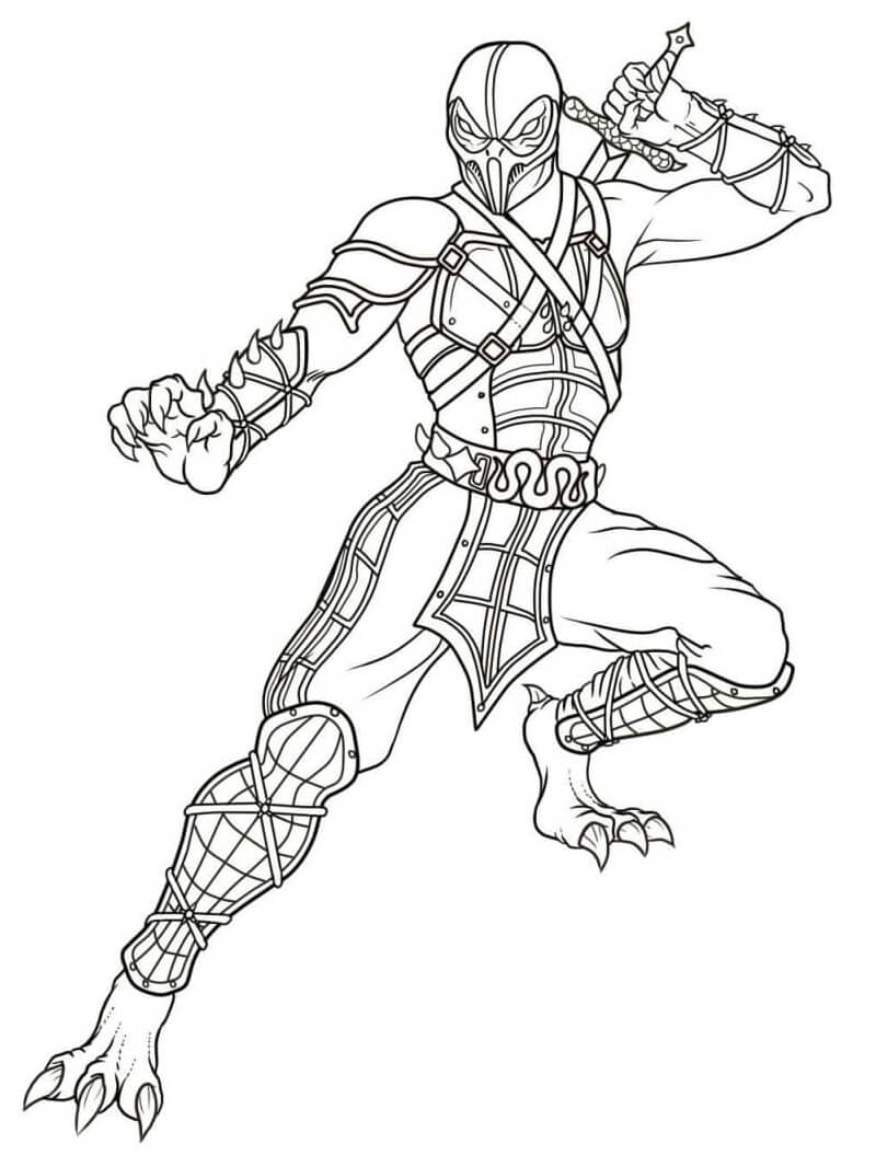 Desenho deMortal Kombat 6 para colorir