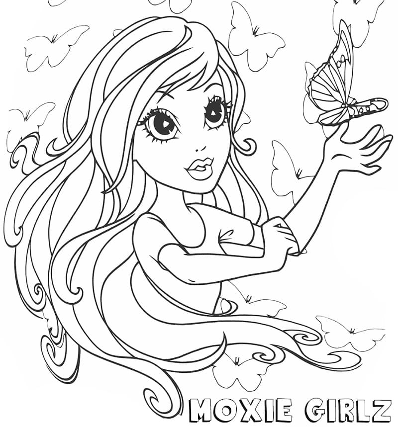 Desenho deMoxie Girlz 10 para colorir