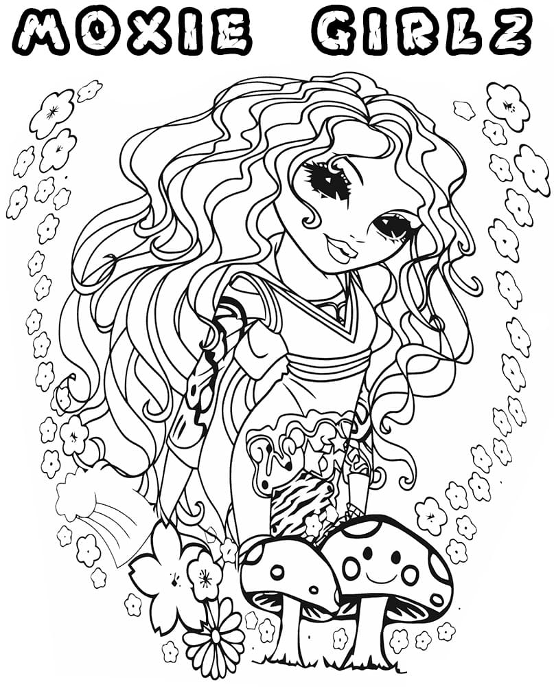 Desenho deMoxie Girlz 11 para colorir