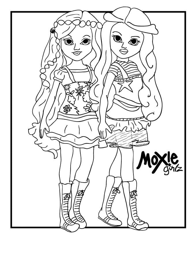 Desenho deMoxie Girlz 13 para colorir