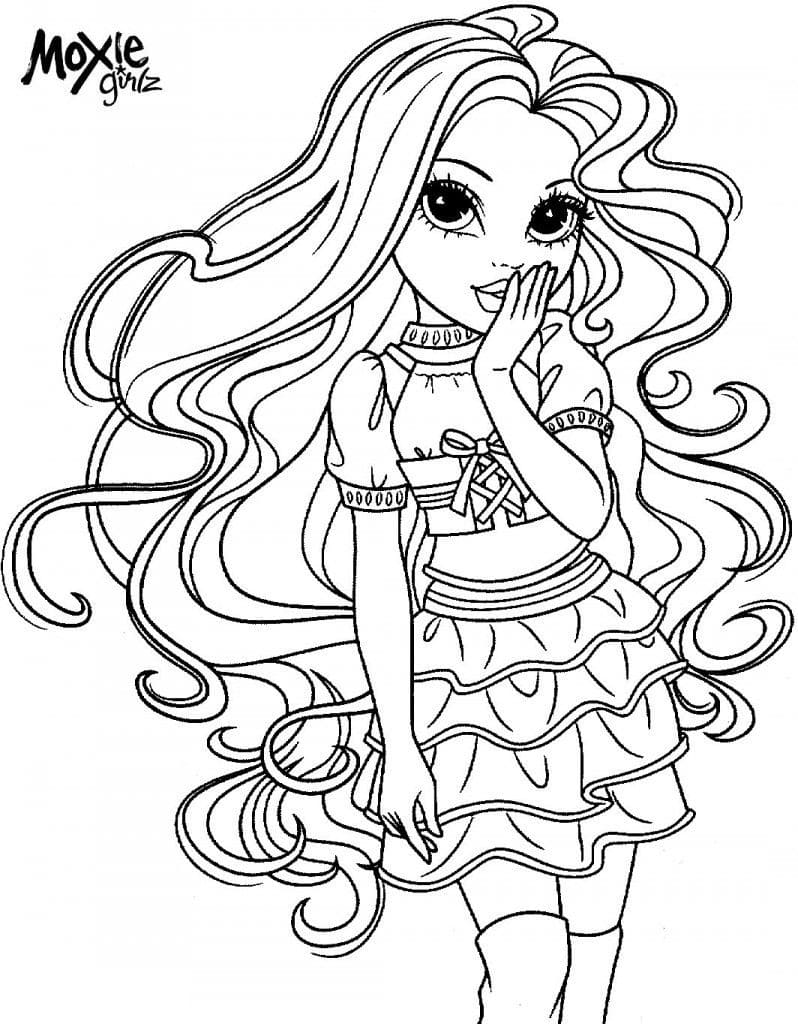 Desenho deMoxie Girlz 15 para colorir