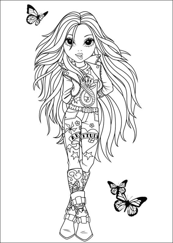 Desenho deMoxie Girlz 16 para colorir