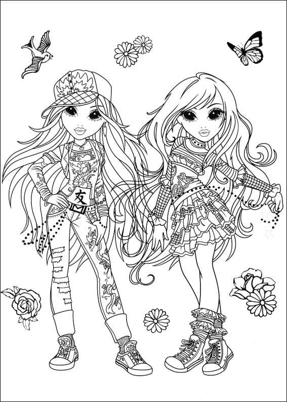 Desenho deMoxie Girlz 5 para colorir