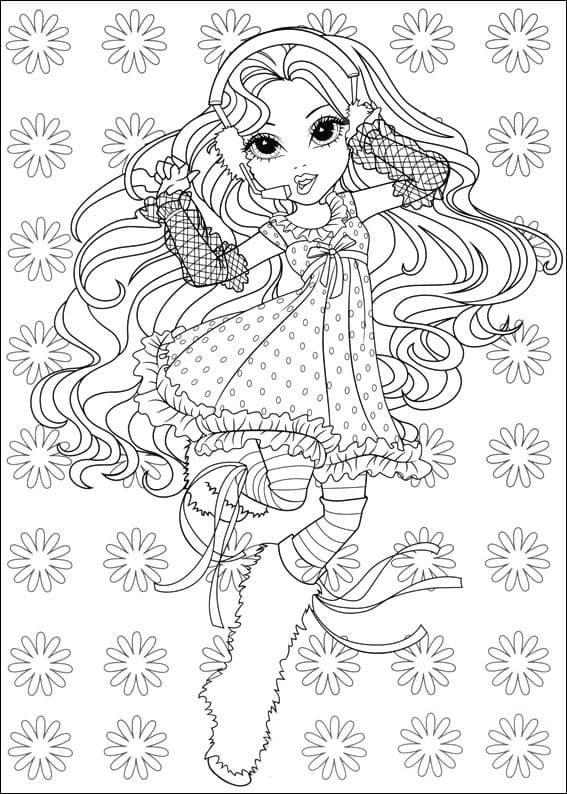 Desenho deMoxie Girlz 9 para colorir