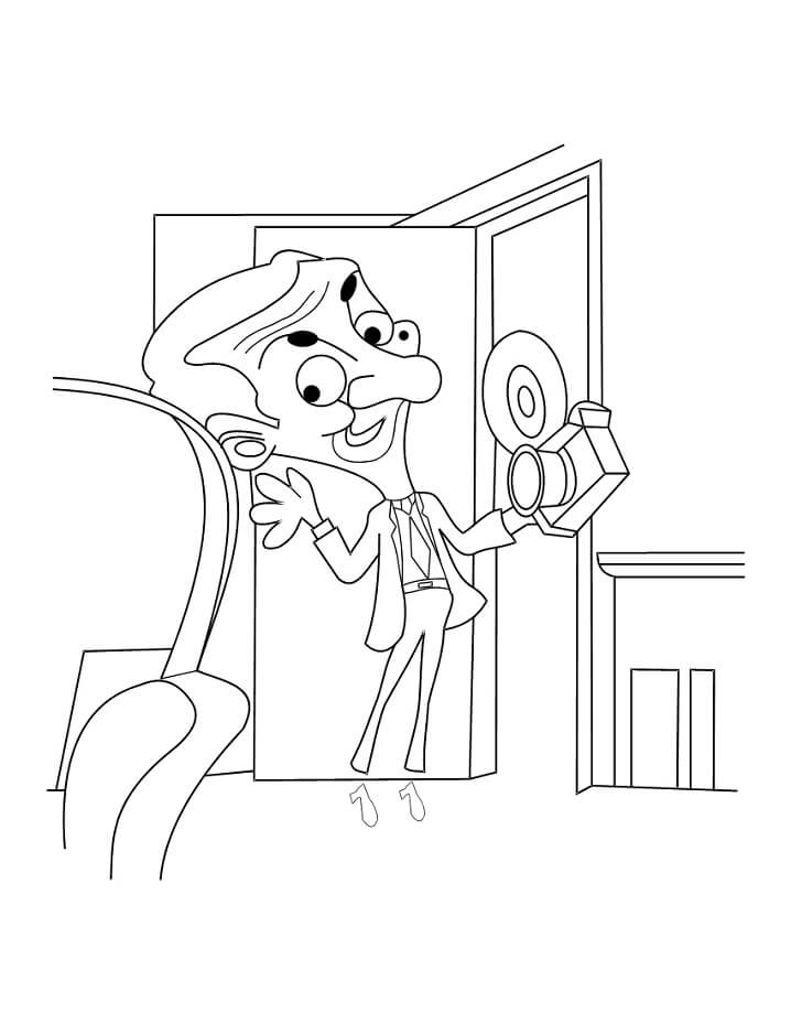 Desenho deMr. Bean Engraçado 2 para colorir