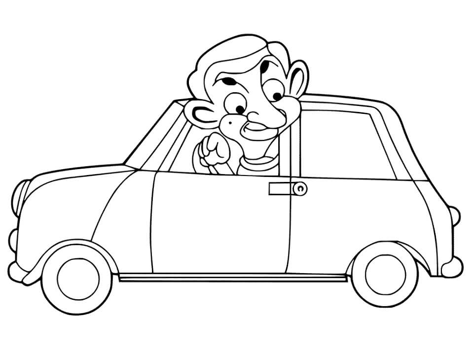 Desenho deMr. Bean Engraçado 8 para colorir