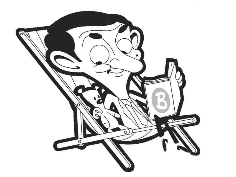 Desenho deMr. Bean Engraçado 9 para colorir