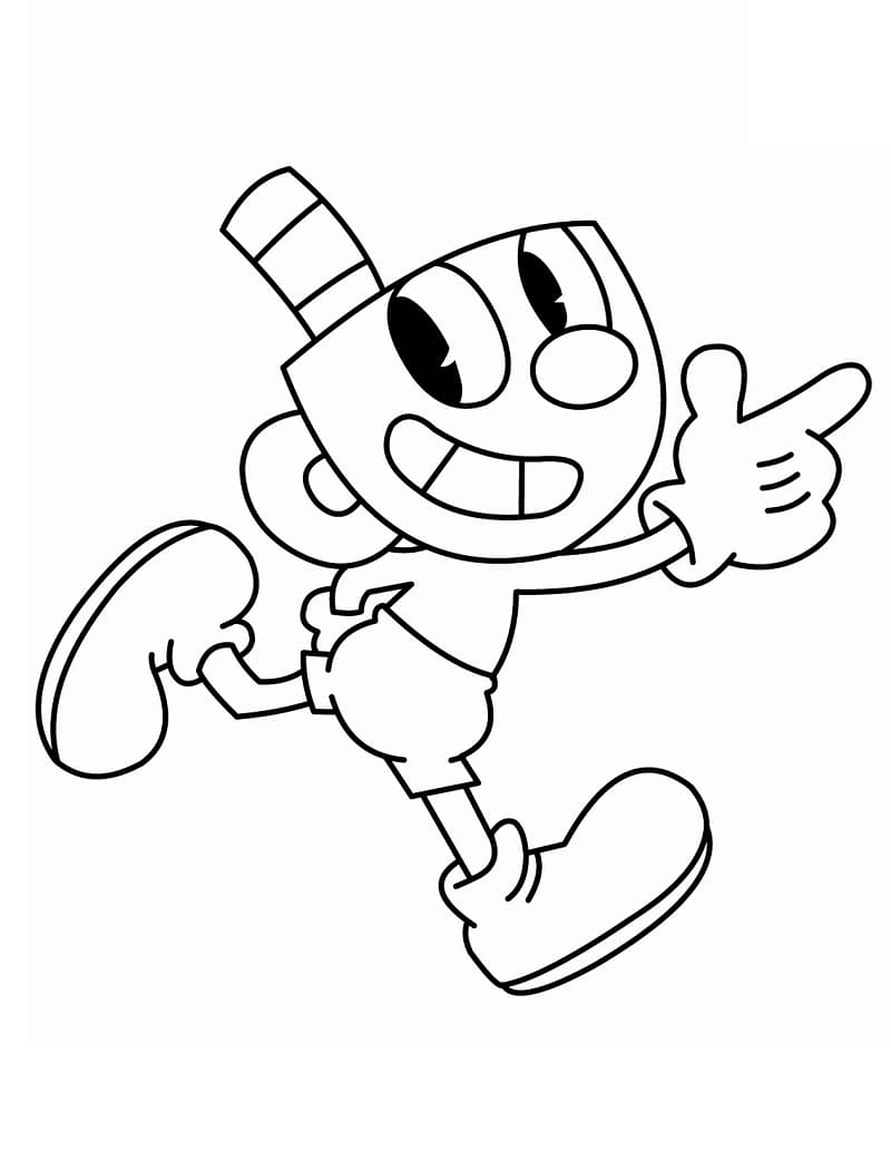 Desenho deMugman para colorir