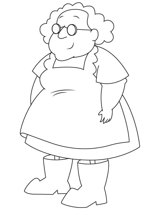 Desenho deMuriel Bagge para colorir