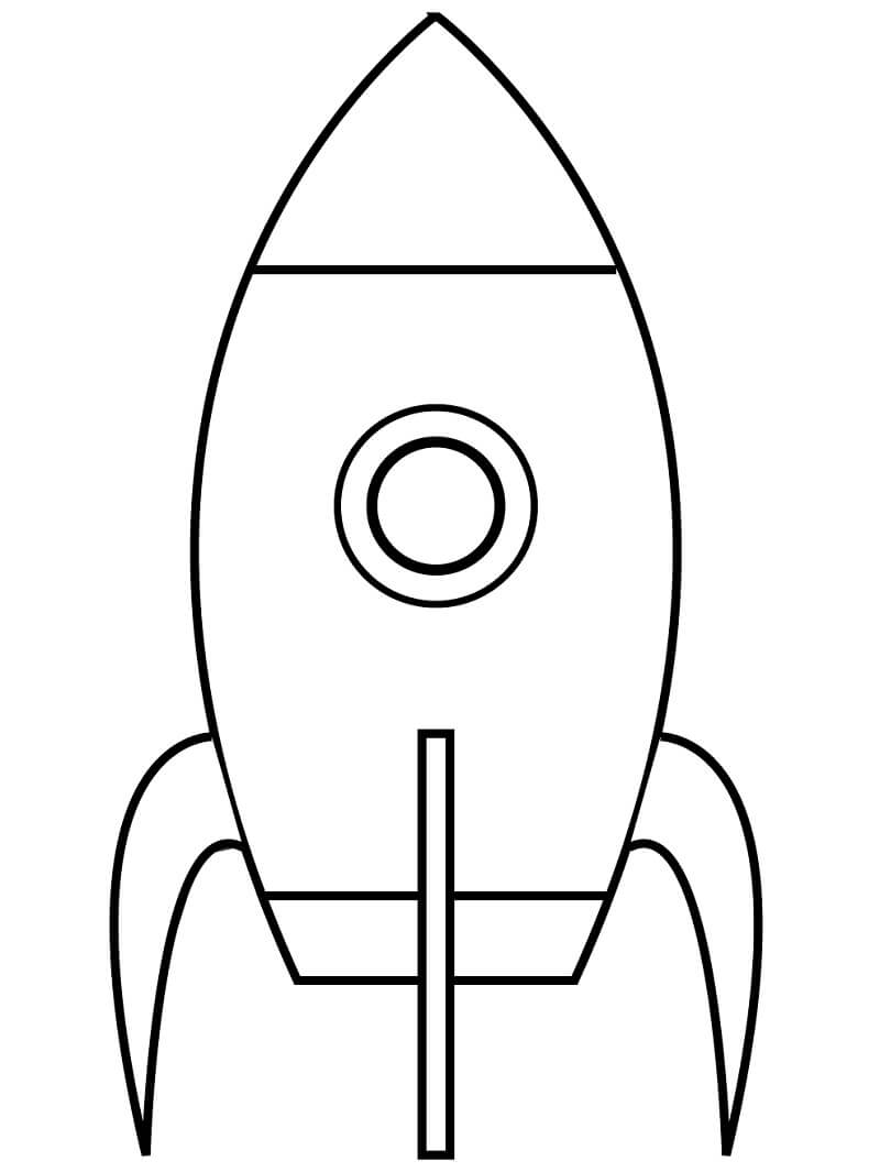 Desenho deNave Espacial 1 para colorir