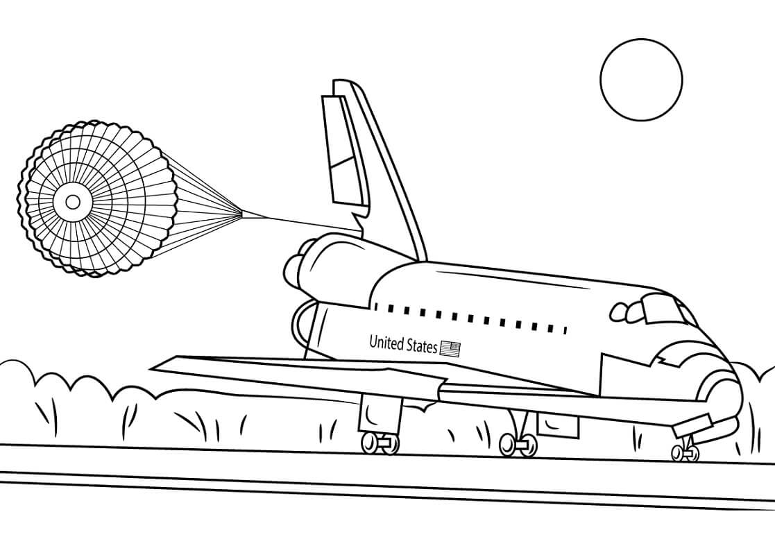 Desenho deNave Espacial 11 para colorir