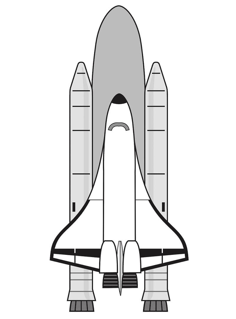 Desenho deNave Espacial 17 para colorir