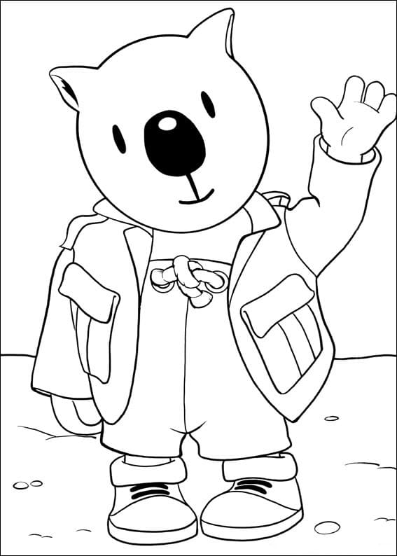 Desenho deNed de Os Irmãos Koala para colorir