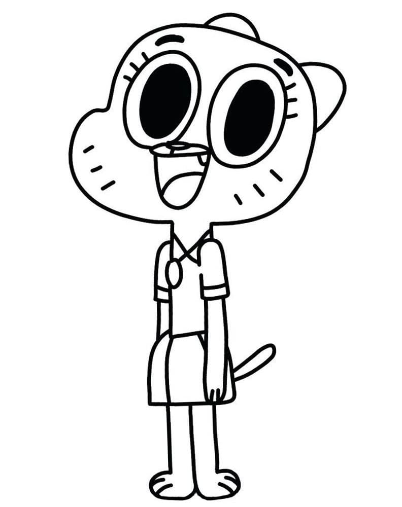 Desenho deNicole Watterson 2 para colorir