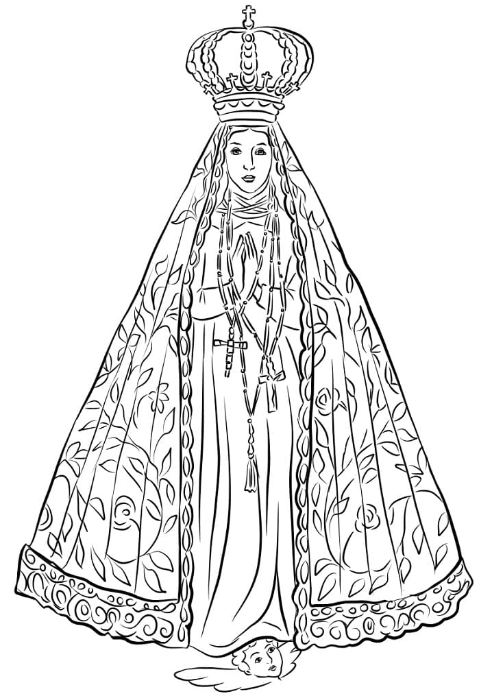 Desenho deNossa Senhora 23 para colorir