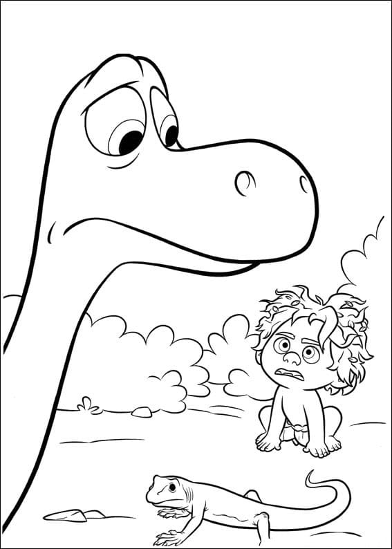 Desenho deO Bom Dinossauro 4 para colorir