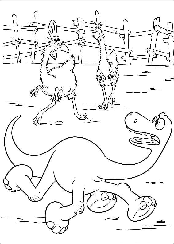 Desenho deO Bom Dinossauro 5 para colorir