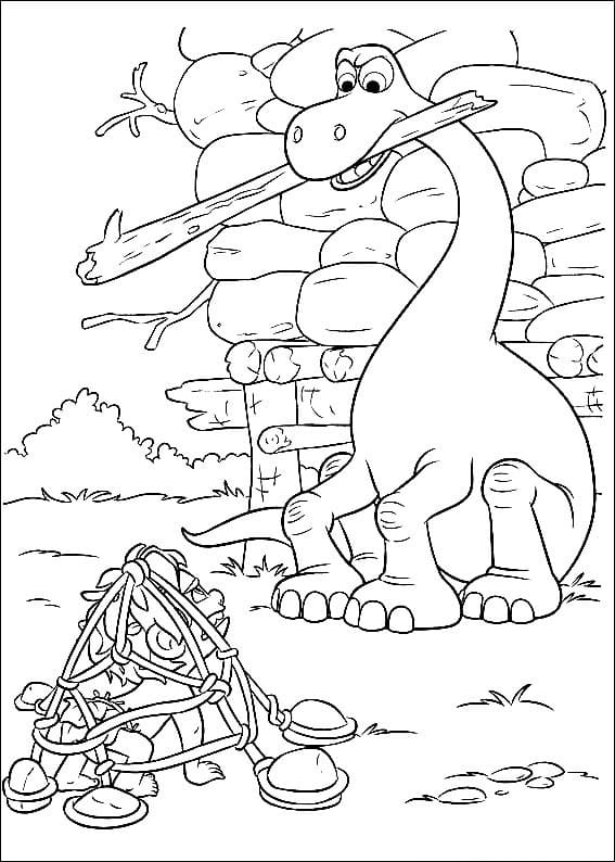 Desenho deO Bom Dinossauro 6 para colorir