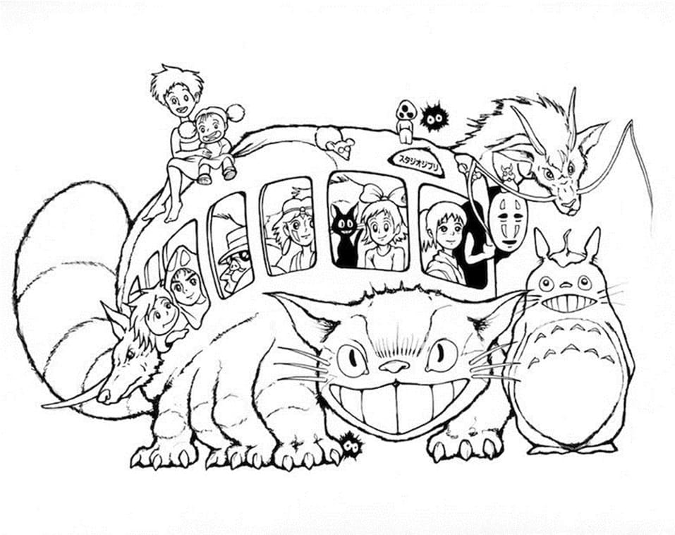 Desenho deO Meu Vizinho Totoro 0 para colorir