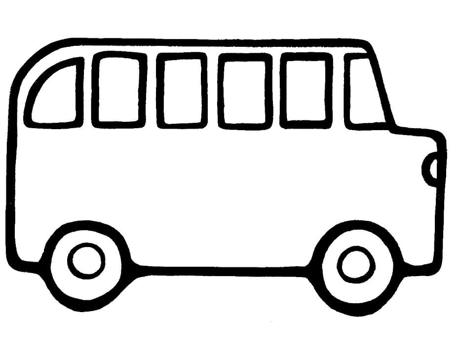 Desenho deÔnibus Escolar 3 para colorir