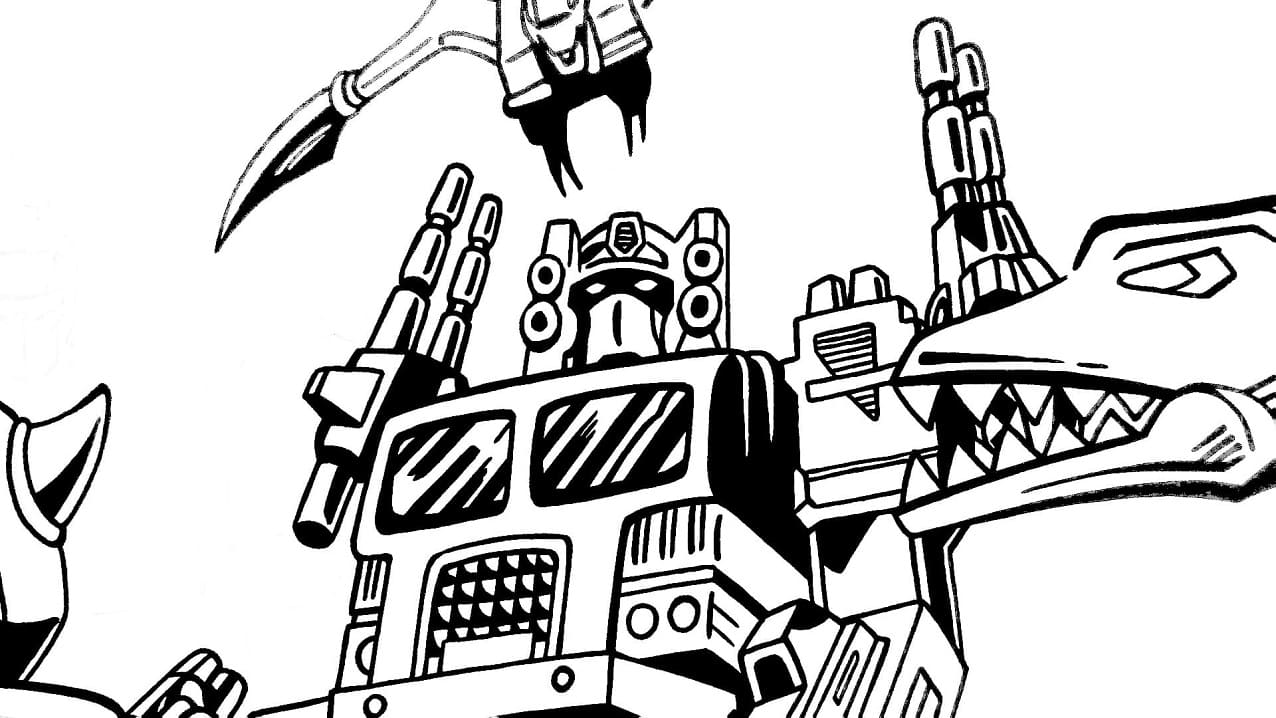 Desenho deOptimus Prime 11 para colorir