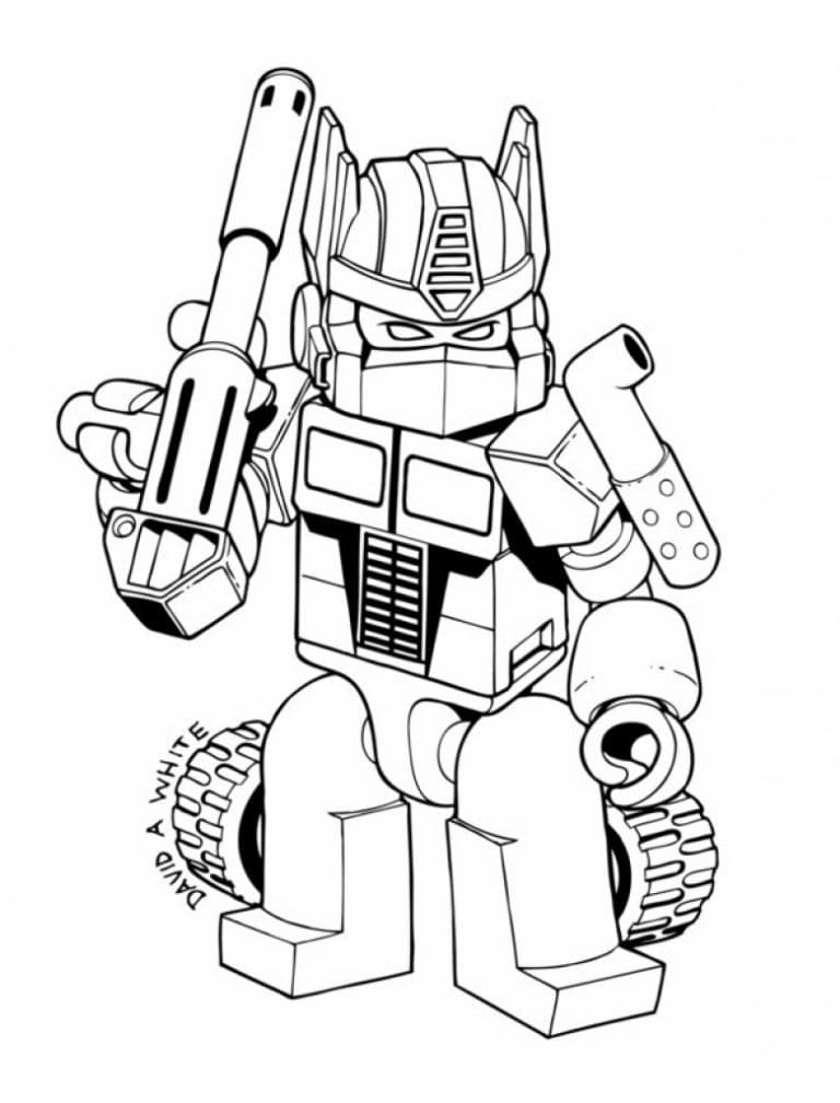 Desenho deOptimus Prime 2 para colorir