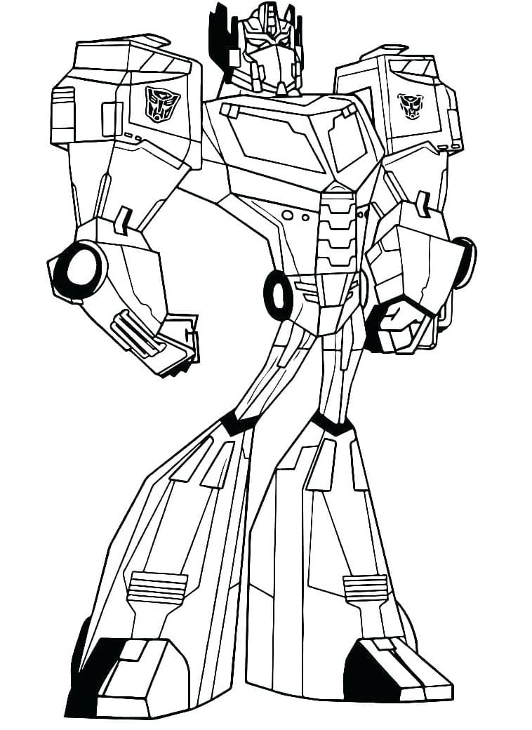 Desenhos de Optimus Prime para colorir