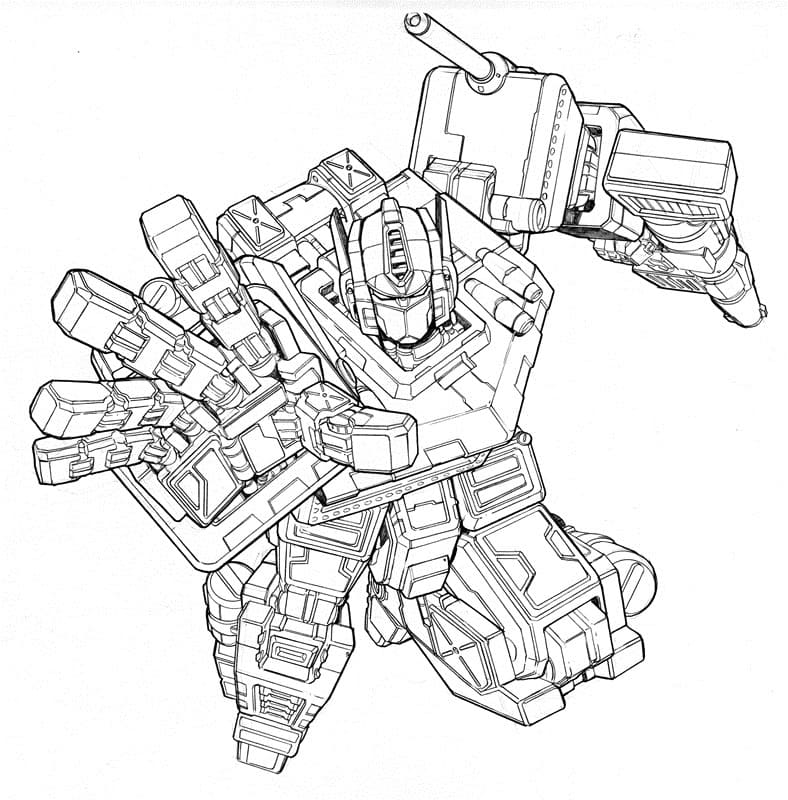 Desenho deOptimus Prime 5 para colorir