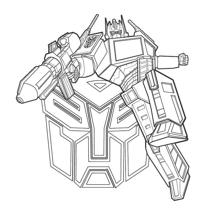 Desenho deOptimus Prime 6 para colorir