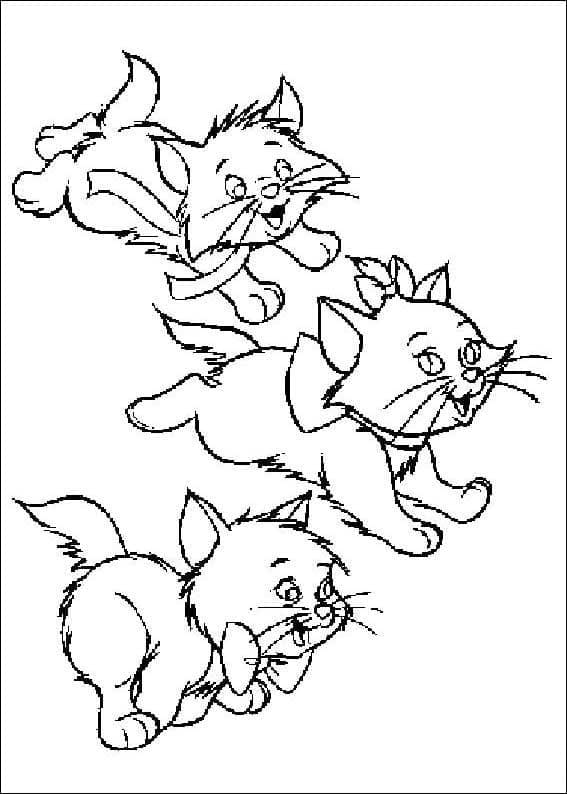 Desenho deOs Aristogatos 8 para colorir