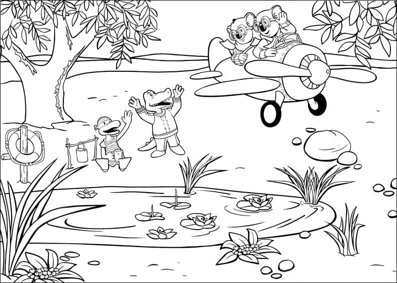 Desenhos de Os Irmãos Koala para colorir