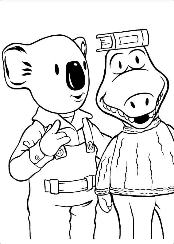 Desenho deOs Irmãos Koala 7 para colorir