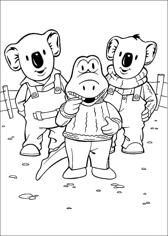 Desenho deOs Irmãos Koala 8 para colorir