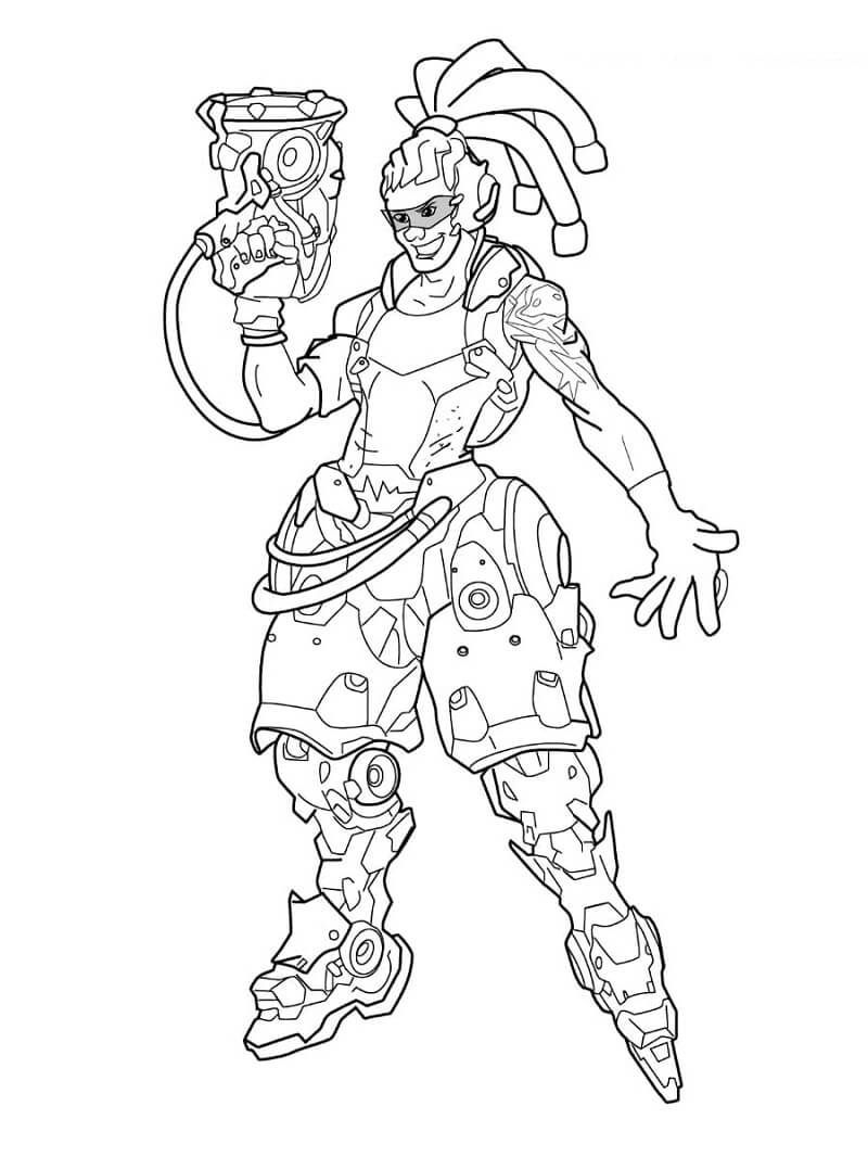 Desenho deOverwatch Lúcio para colorir