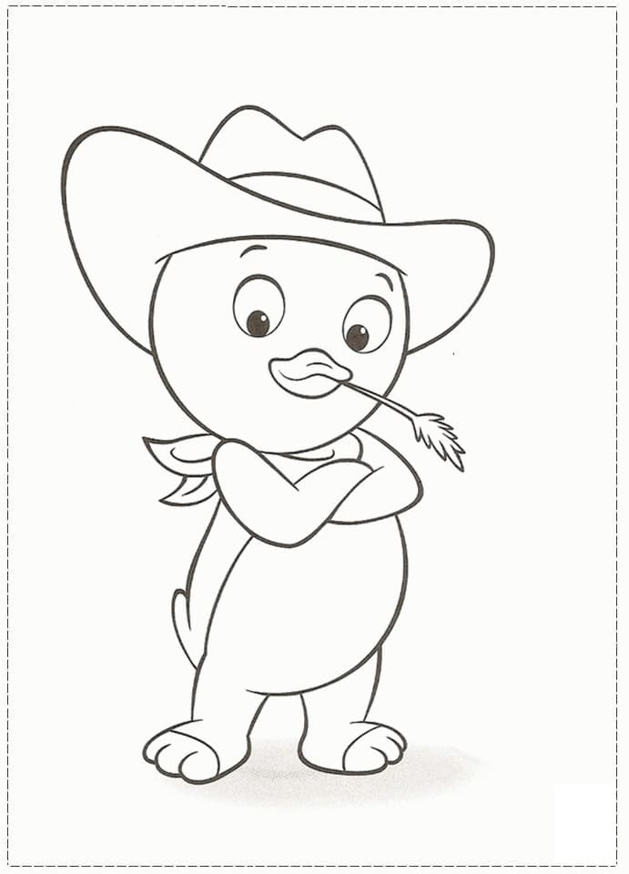 Desenho dePablo Backyardigans 2 para colorir