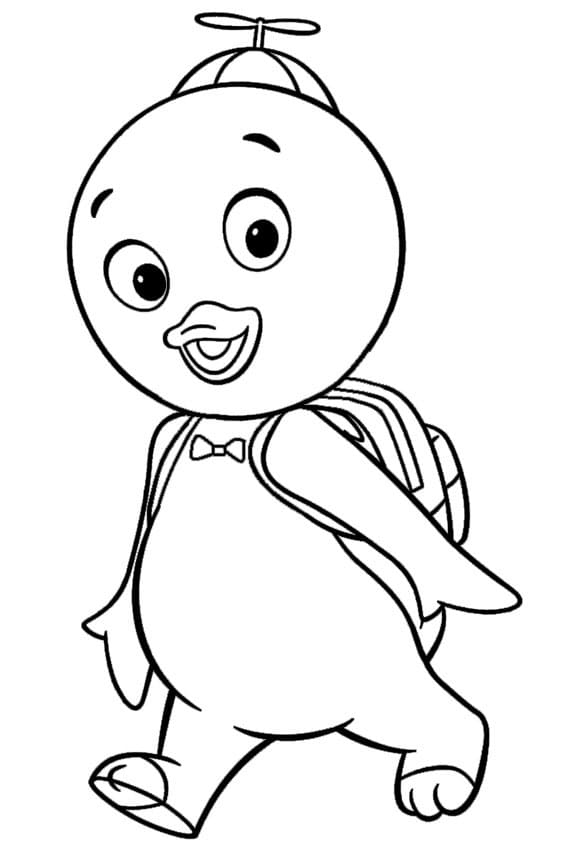 Desenho dePablo Backyardigans 3 para colorir