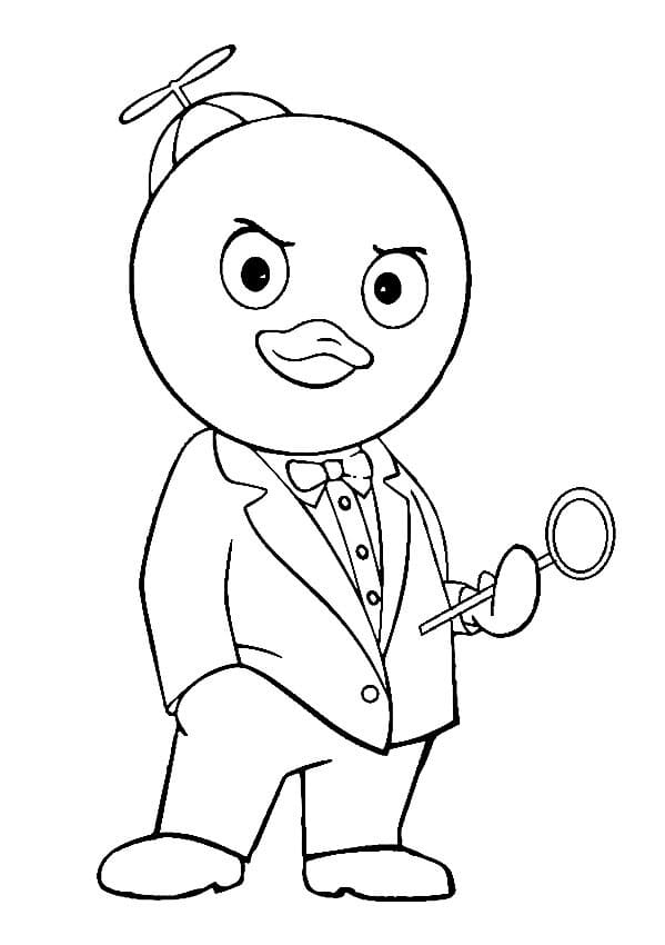 Desenho dePablo Backyardigans 4 para colorir