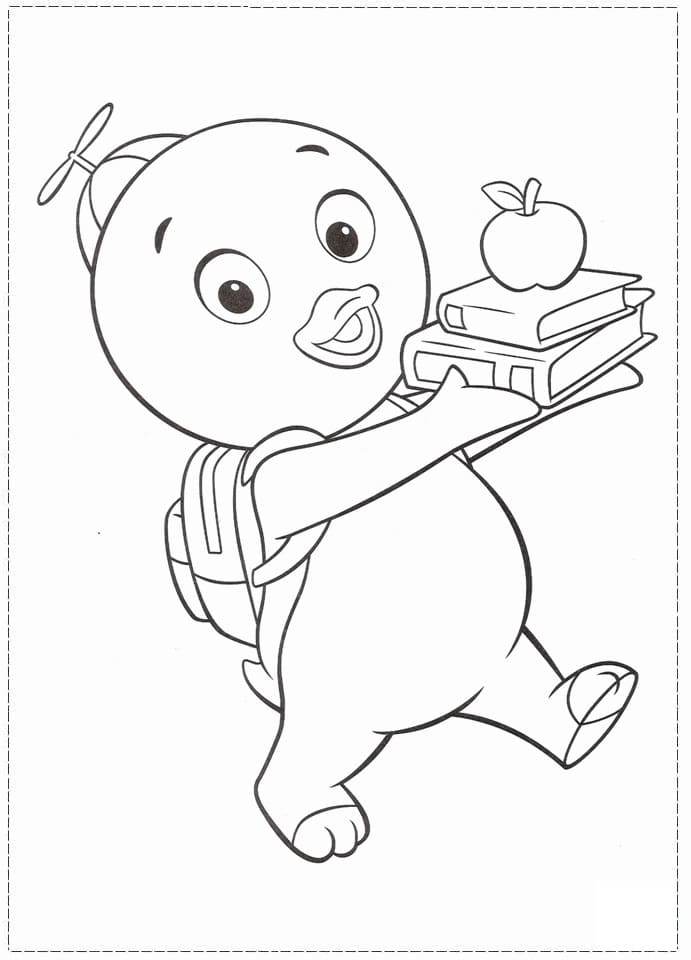 Desenho dePablo Backyardigans 6 para colorir