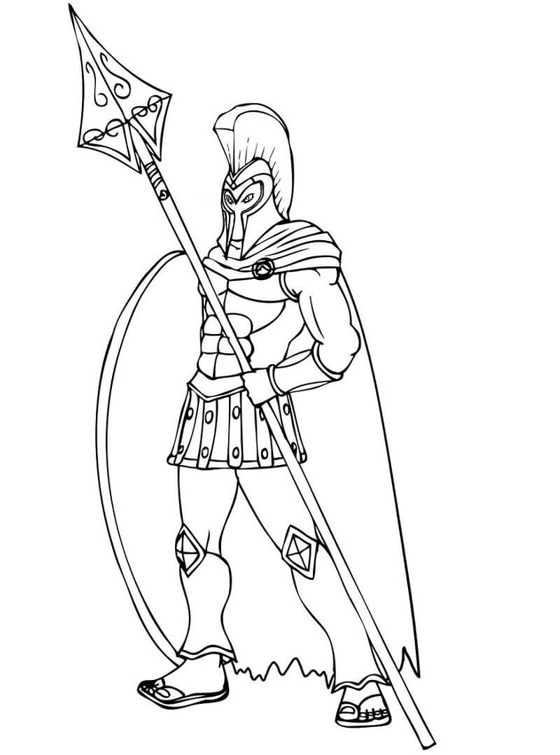 Desenho de Pantheon para colorir