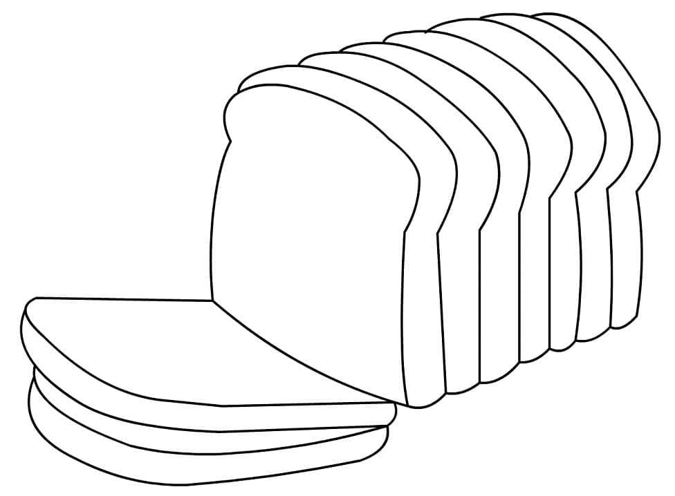 Desenho dePão 13 para colorir