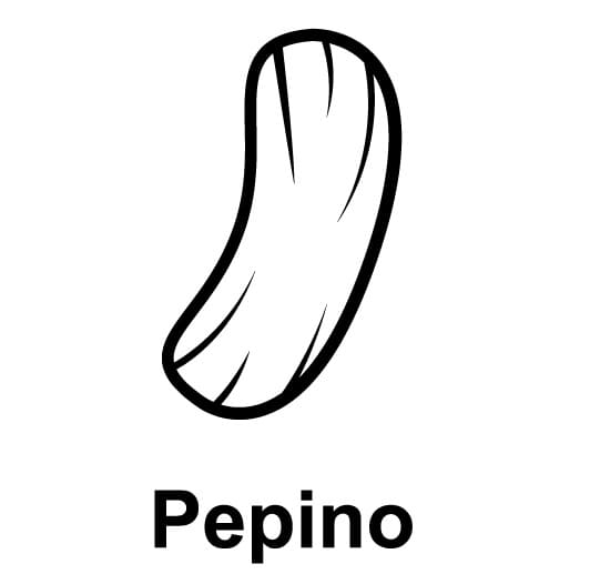 Desenhos de Pepino para colorir