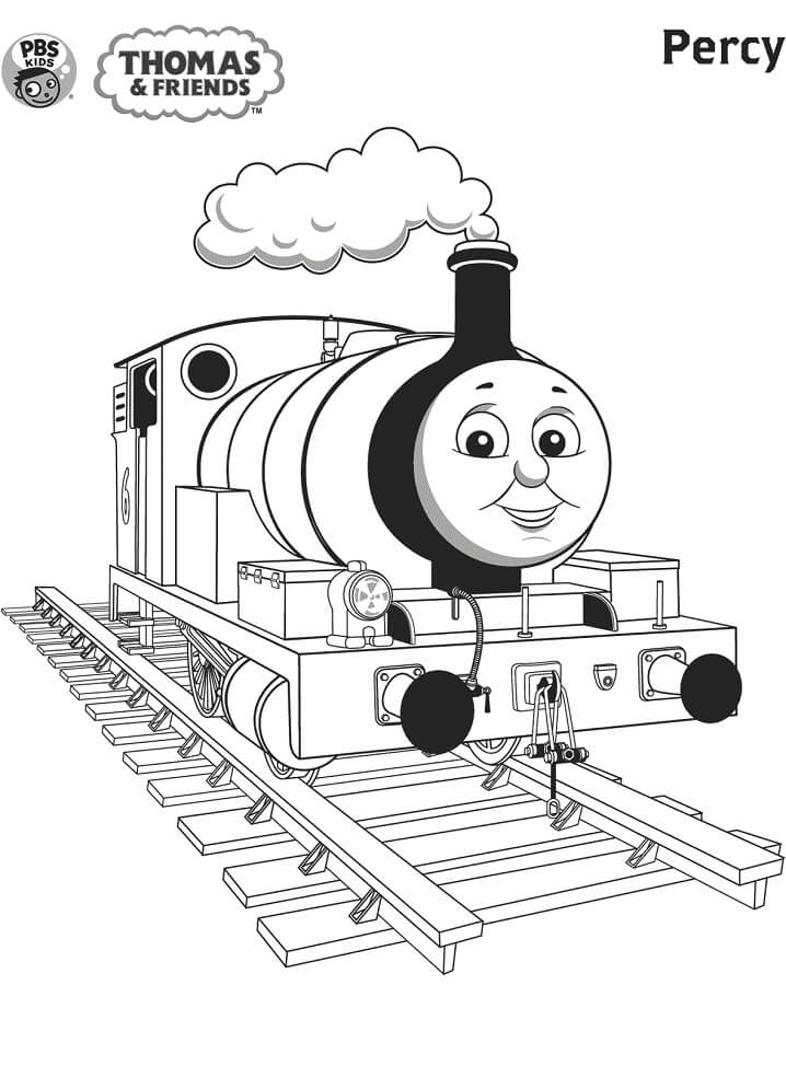 Desenho dePercy o Trem para colorir