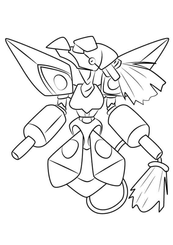 Desenho dePhoenix Medabots para colorir