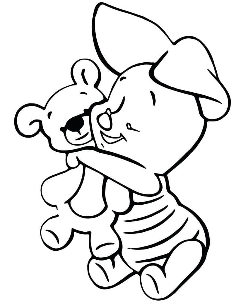 Desenho de Piglet 1 para colorir