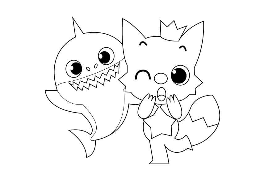 Desenho dePinkfong Baby Shark 2 para colorir