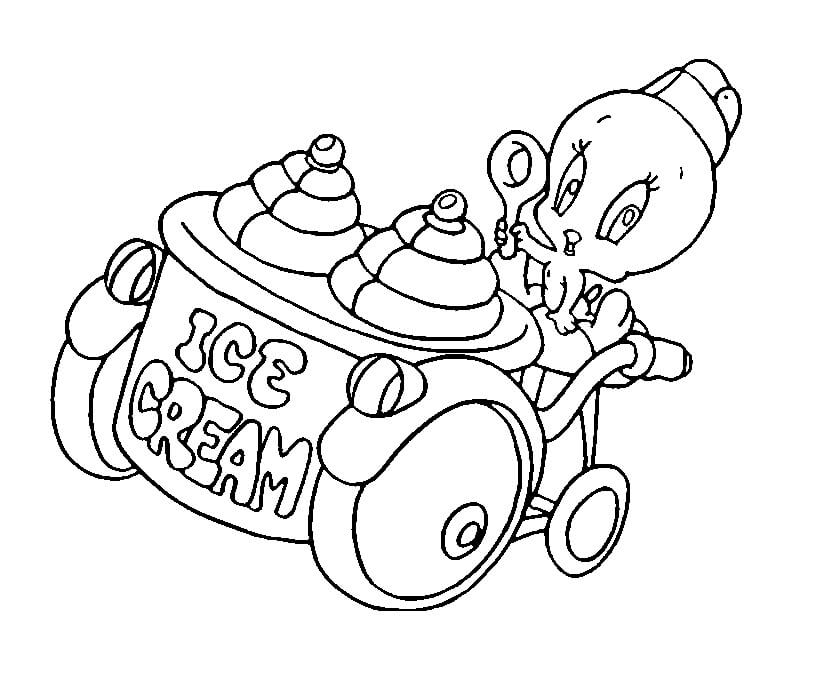 Desenho de Piu-Piu Fofo 9 para colorir