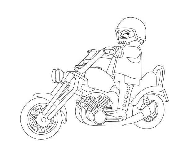 Desenho dePlaymobil 15 para colorir